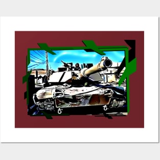 M1A1 Abrams Tank Posters and Art